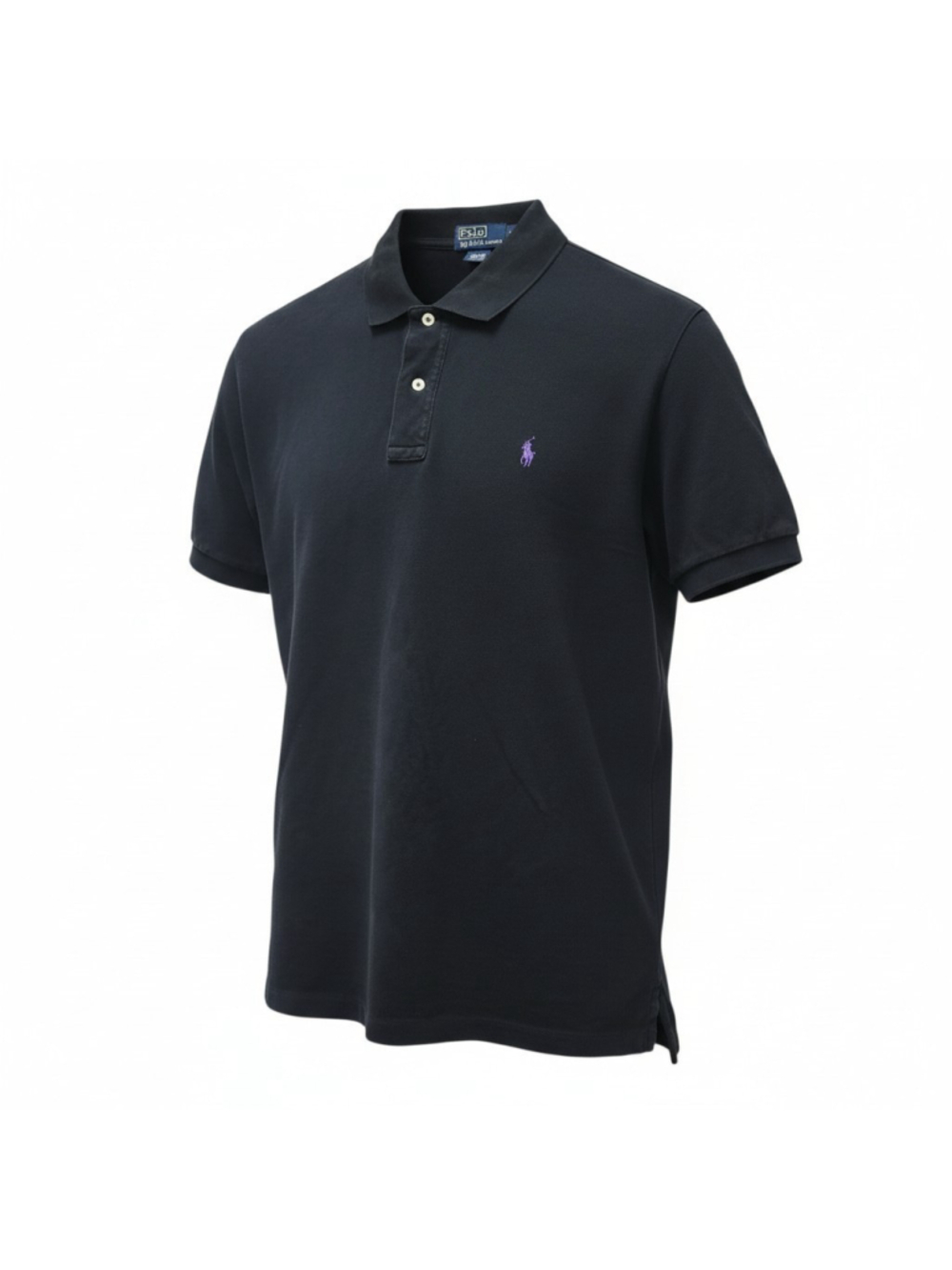 Polo Ralph Lauren Men's Black 100% Cotton Classic Fit Polo Shirt Size XL Pre-own